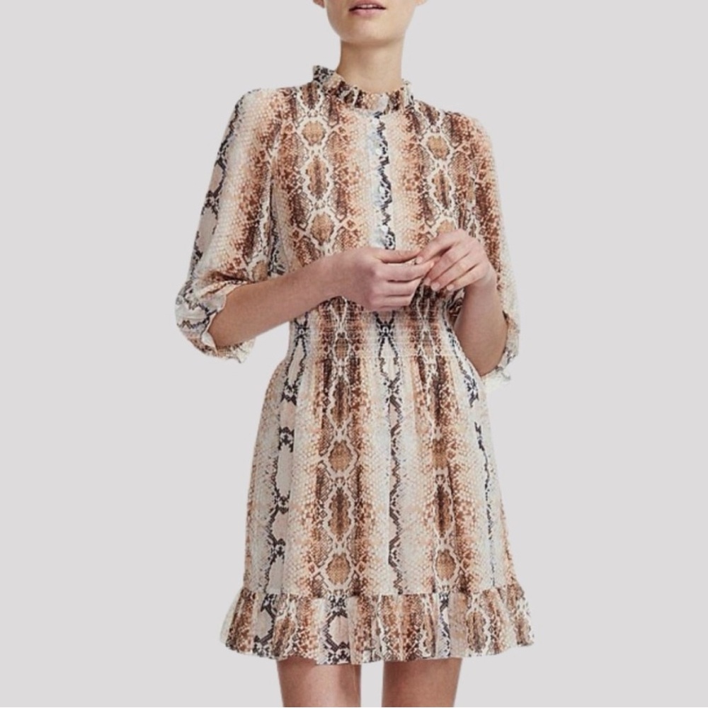 Maje Snake Print Mini dress Size S